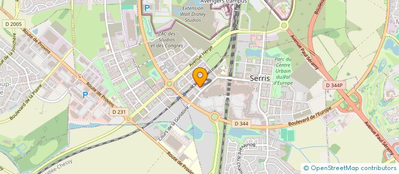 localisation de l'entreprise INSTITUT LY'RIS à SERRIS
