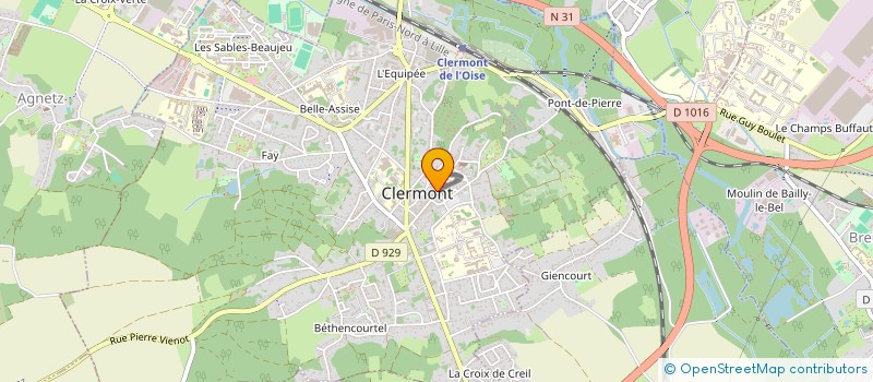 localisation de l'entreprise INSTITUT MAGALI à CLERMONT