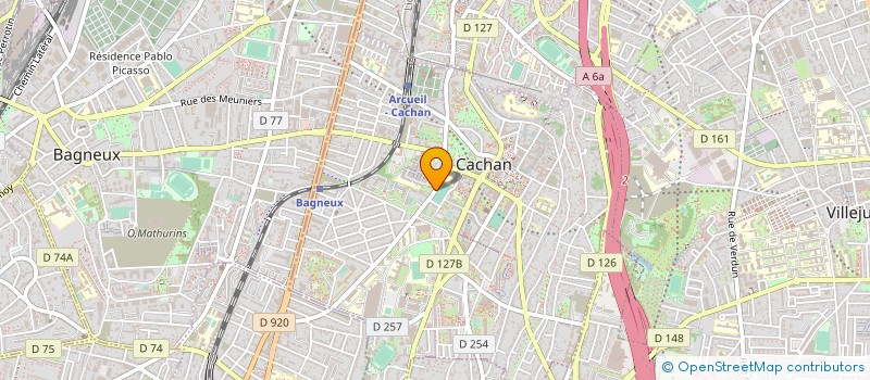 localisation de l'entreprise INSTITUT MAITRISE RISQUES SURETE FONCTIO à CACHAN