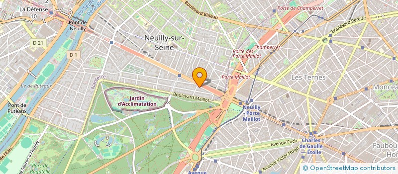 localisation de l'entreprise INSTITUT MALAMINE à NEUILLY-SUR-SEINE