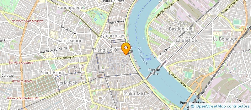 localisation de l'entreprise INSTITUT MANAGEMENT CADRES DIRIGEANTS  BORDEAUX