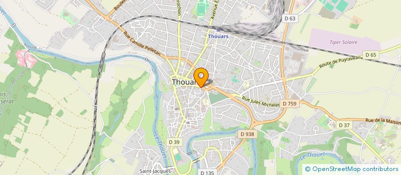 localisation de l'entreprise INSTITUT MARIE BELLE à THOUARS