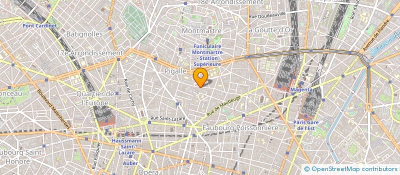 localisation de l'entreprise INSTITUT MARIE HELENE BRUN à PARIS