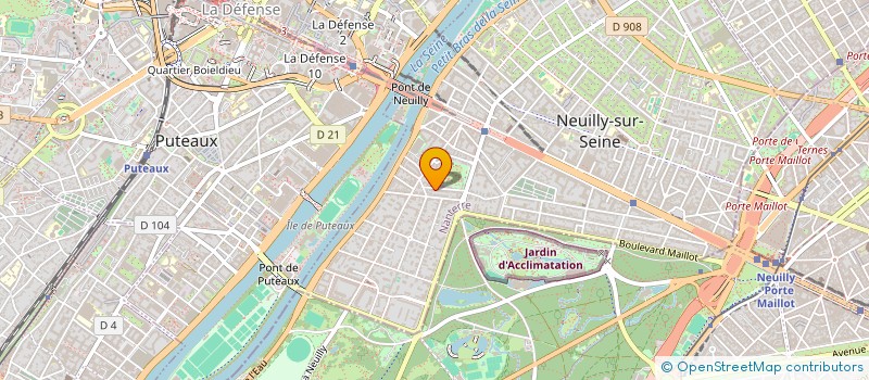 localisation de l'entreprise INSTITUT MAX LINDER à NEUILLY-SUR-SEINE