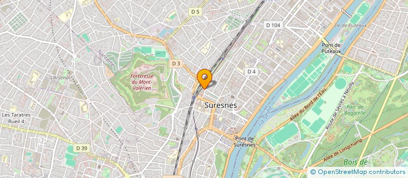 localisation de l'entreprise INSTITUT MEDICAL DE CARDIOLOGIE à SURESNES