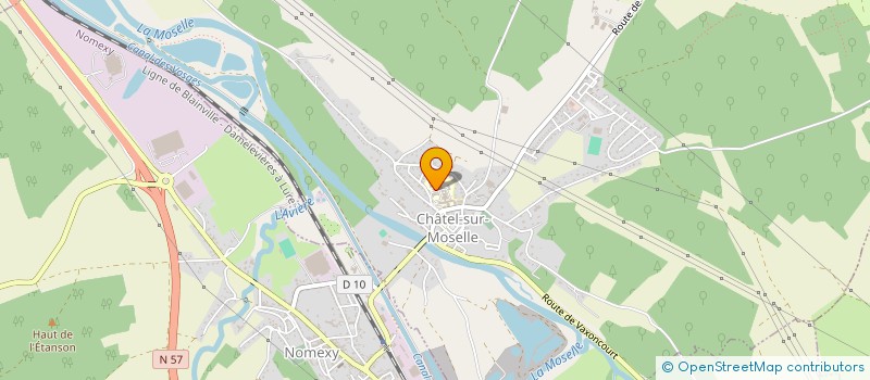 localisation de l'entreprise INSTITUT MEDICO EDUCATIF à CHATEL-SUR-MOSELLE