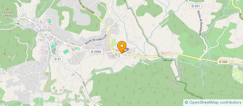 localisation de l'entreprise INSTITUT MEDICO EDUCATIF DU HAUT VAR à SALERNES