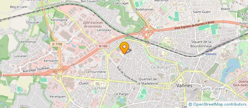 localisation de l'entreprise INSTITUT MEDICO PEDAGOGIQUE RENOUVEAU à VANNES