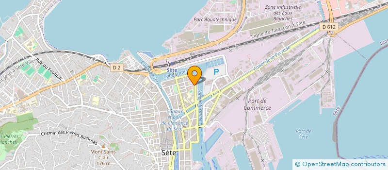localisation de l'entreprise INSTITUT MEDITERRANEEN DE FORMATION à SETE
