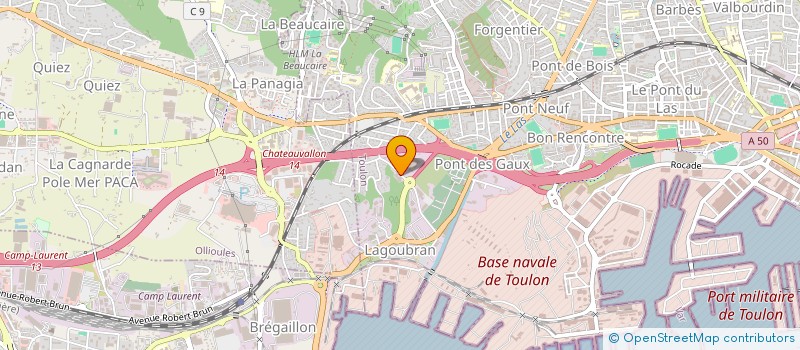 localisation de l'entreprise INSTITUT MEDITERRANEEN DE LA QUALITE à TOULON