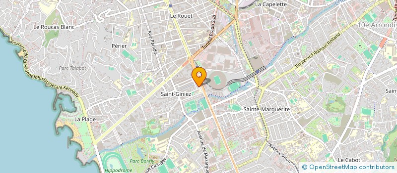 localisation de l'entreprise INSTITUT MEDITERRANEEN DE PROMOTION à MARSEILLE