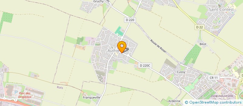 localisation de l'entreprise INSTITUT MEMOIRES EDITION CONTEMPORAINE à ST-GERMAIN-LA-BLANCHE-HERBE