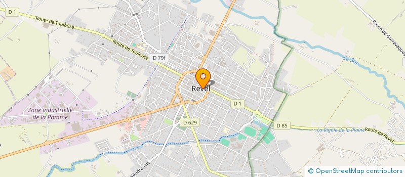 localisation de l'entreprise INSTITUT METIERS DE L'ART ET ARTISANAT  REVEL