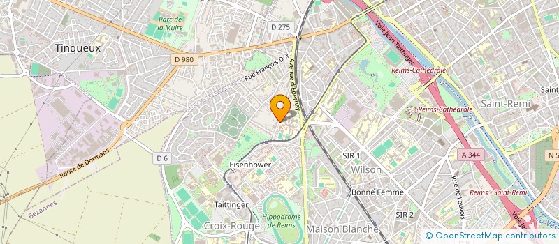 localisation de l'entreprise INSTITUT MICHEL FANDRE  REIMS