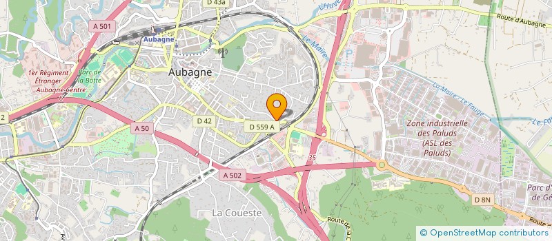 localisation de l'entreprise INSTITUT MISSION LANGUE à AUBAGNE