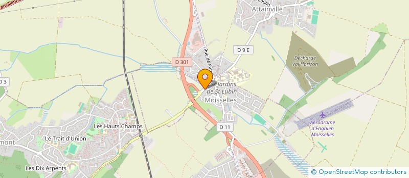 localisation de l'entreprise INSTITUT MONDIAL DE LA PIZZA à MOISSELLES