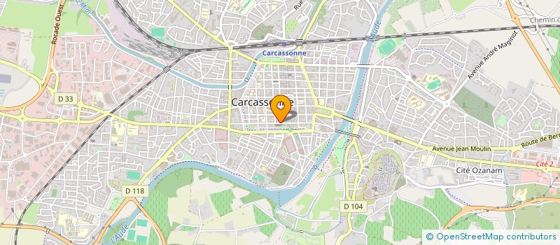 localisation de l'entreprise INSTITUT MUSIQUE LANGUEDOC à CARCASSONNE