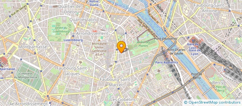 localisation de l'entreprise INSTITUT MUSULMAN DE LA GRANDE MOSQUEE DE PARIS  PARIS