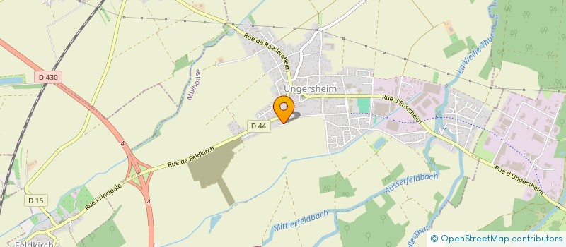 localisation de l'entreprise INSTITUT NAISSANCE & FORMATIONS  UNGERSHEIM