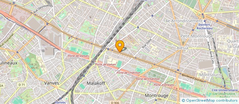 localisation de l'entreprise INSTITUT NAT RETRAITE COIFFURE PROFESSIO à PARIS