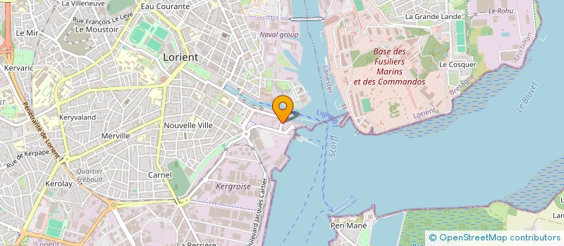localisation de l'entreprise INSTITUT NATION ESSAI RECHERCH NAUTIQUES à LORIENT