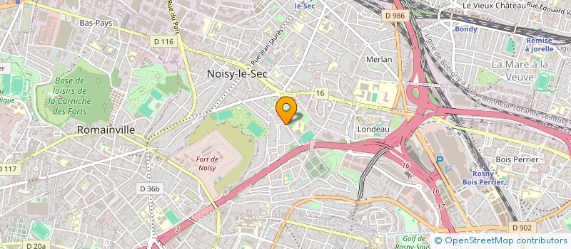 localisation de l'entreprise INSTITUT NATIONAL D'ACCOMPAGENEMT DU DEUIL à NOISY-LE-SEC