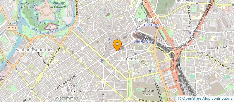 localisation de l'entreprise INSTITUT NATIONAL DE FORMATION A LA SECURITE - LILLE à LILLE