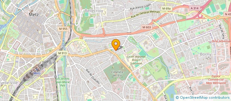 localisation de l'entreprise INSTITUT NATIONAL DE L'AUDIT ET DE L'ASSURANCE  METZ