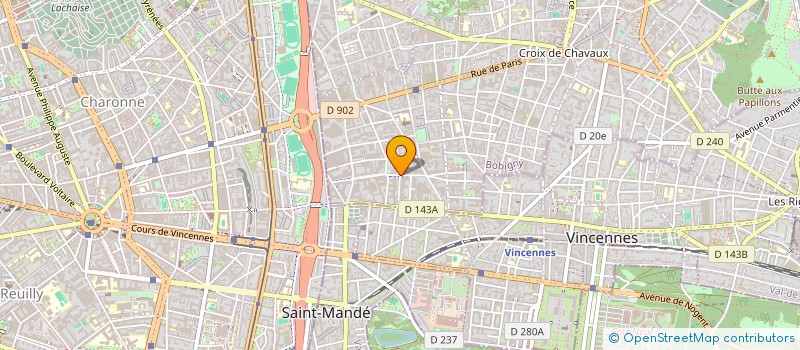 localisation de l'entreprise INSTITUT NATIONAL DE L'ORIGINE ET DE LA QUALITE à MONTREUIL