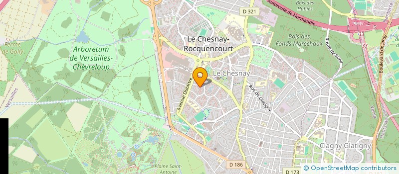 localisation de l'entreprise INSTITUT NATIONAL DE LA FORMATION CONTINUE  VILLIERS-SUR-MARNE