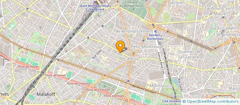 localisation de l'entreprise INSTITUT NATIONAL DE RECHERCHES ARCHEOLOGIQUES PREVENTIVES  PARIS