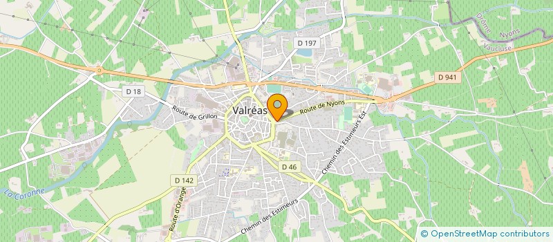 localisation de l'entreprise INSTITUT NATIONAL DES ANTENNES SECOURS SIGNES 84  VALREAS