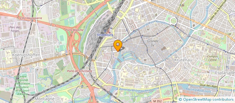 localisation de l'entreprise INSTITUT NATIONAL DU SERVICE PUBLIC à STRASBOURG