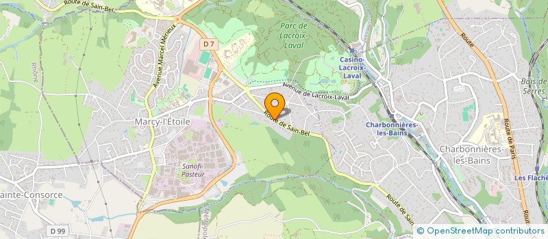 localisation de l'entreprise INSTITUT NATIONAL DU TRAVAIL DE L'EMPLOI ET DE LA FORMATION PROFESSIONNELLE à MARCY L'ETOILE