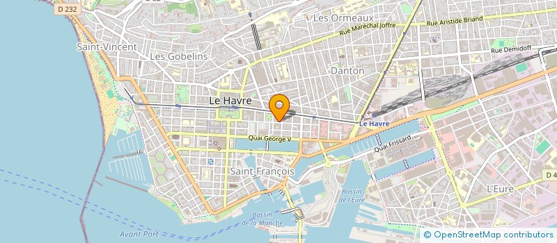 localisation de l'entreprise INSTITUT NATIONAL TERTIAIRE SOCIAL & ... à LE HAVRE