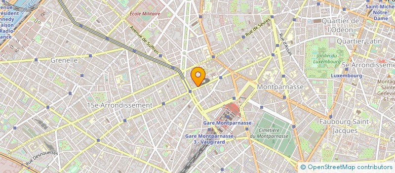 localisation de l'entreprise INSTITUT NECKER à PARIS