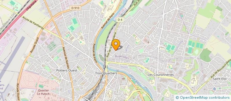 localisation de l'entreprise INSTITUT NEURO HYPNOSE à BUXEROLLES