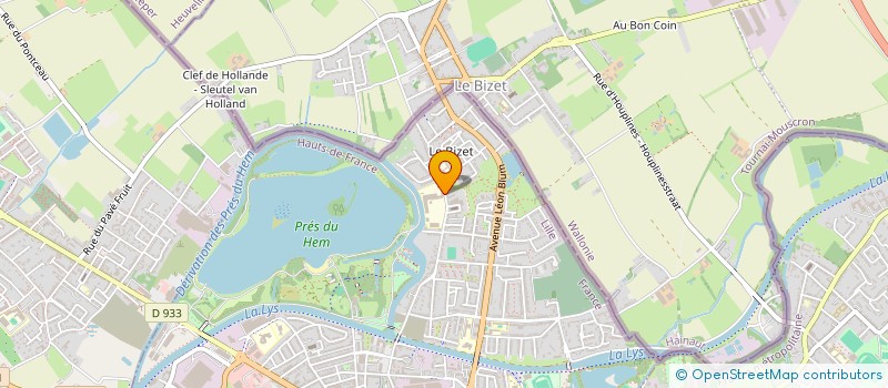 localisation de l'entreprise INSTITUT NICOLAS BARRE  ARMENTIERES