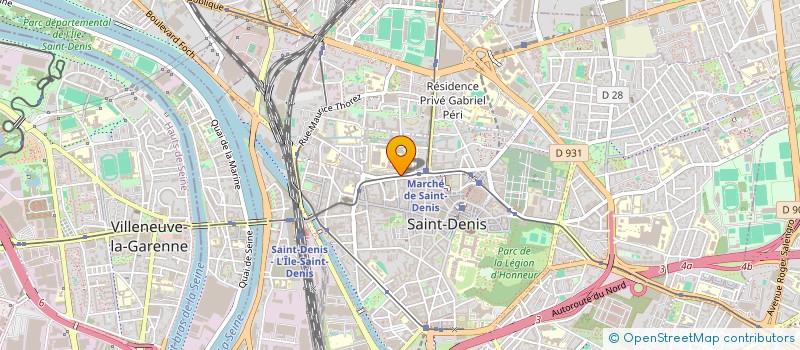 localisation de l'entreprise INSTITUT-NITELESCE à SAINT-DENIS
