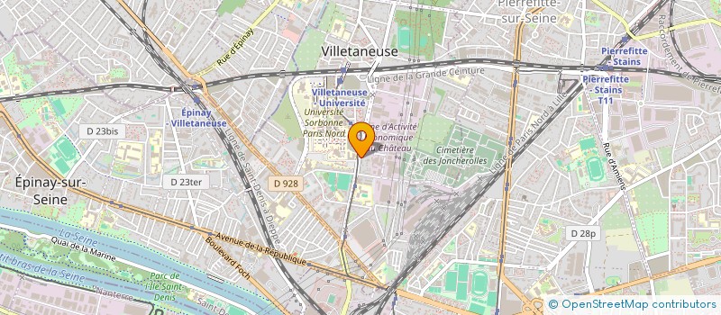 localisation de l'entreprise INSTITUT NK2 à VILLETANEUSE