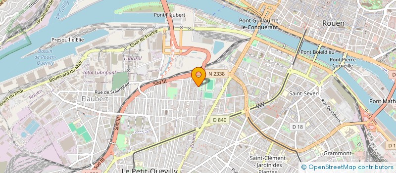localisation de l'entreprise INSTITUT NORMAND RECHERCHE EMPLOI PROMOT à LE PETIT-QUEVILLY
