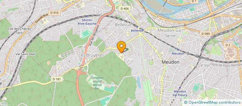 localisation de l'entreprise INSTITUT NOTRE DAME BON CONS à MEUDON