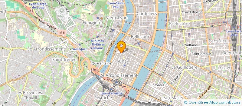 localisation de l'entreprise INSTITUT NOTRE-DAME-DE-BON-SECOURS  LYON