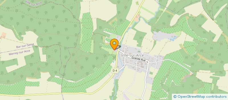 localisation de l'entreprise INSTITUT OENOLOGIQUE ANALYSE SENSORIELLE à VILLE-SUR-ARCE
