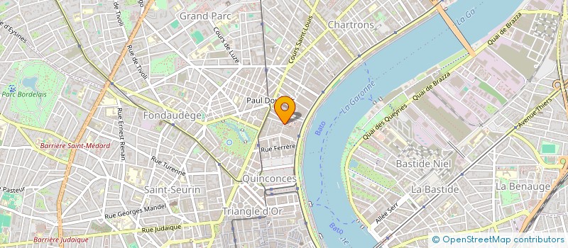localisation de l'entreprise INSTITUT OLIVIER à BORDEAUX