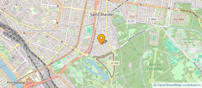 localisation de l'entreprise INSTITUT PARIS EST DE DOULEUR ET D'ANESTHESIE (IPEDA) à SAINT-MANDE