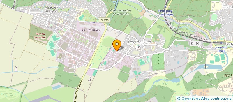 localisation de l'entreprise INSTITUT PARIS SACLAY EFFICACITE ENERGETIQUE  LES LOGES-EN-JOSAS