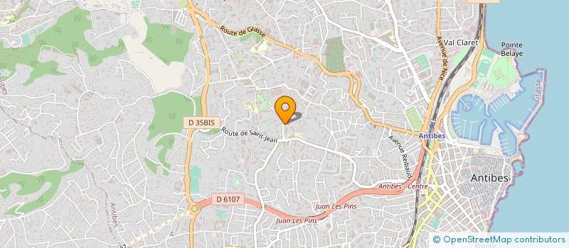 localisation de l'entreprise INSTITUT PARTIR ET PARLER à ANTIBES