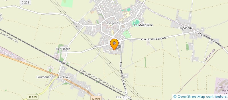 localisation de l'entreprise INSTITUT PASSION DETENTE  LA JARRIE