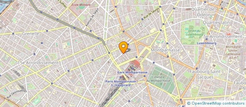 localisation de l'entreprise INSTITUT PATRICIA DOREL  PARIS